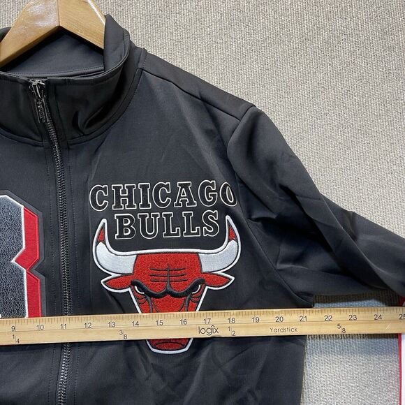 Pro Standard x Chicago Bulls Embroidered Jacket Coat Size Small NBA Champions - Picture 4 of 9